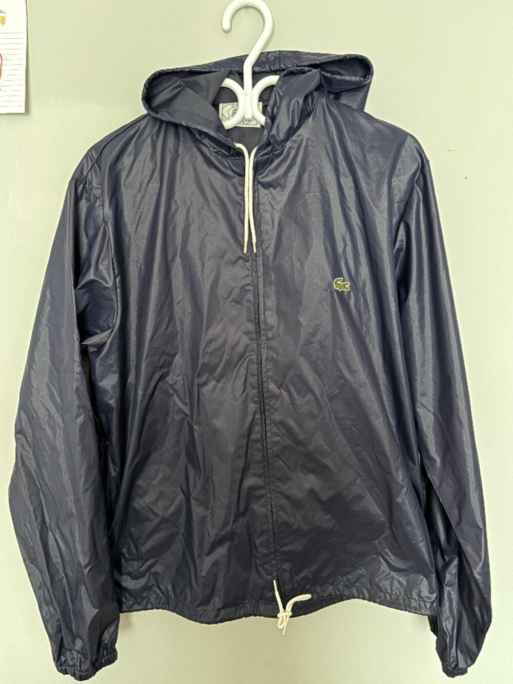 Packable Vintage Izod Lacoste Windbreaker Raincoat